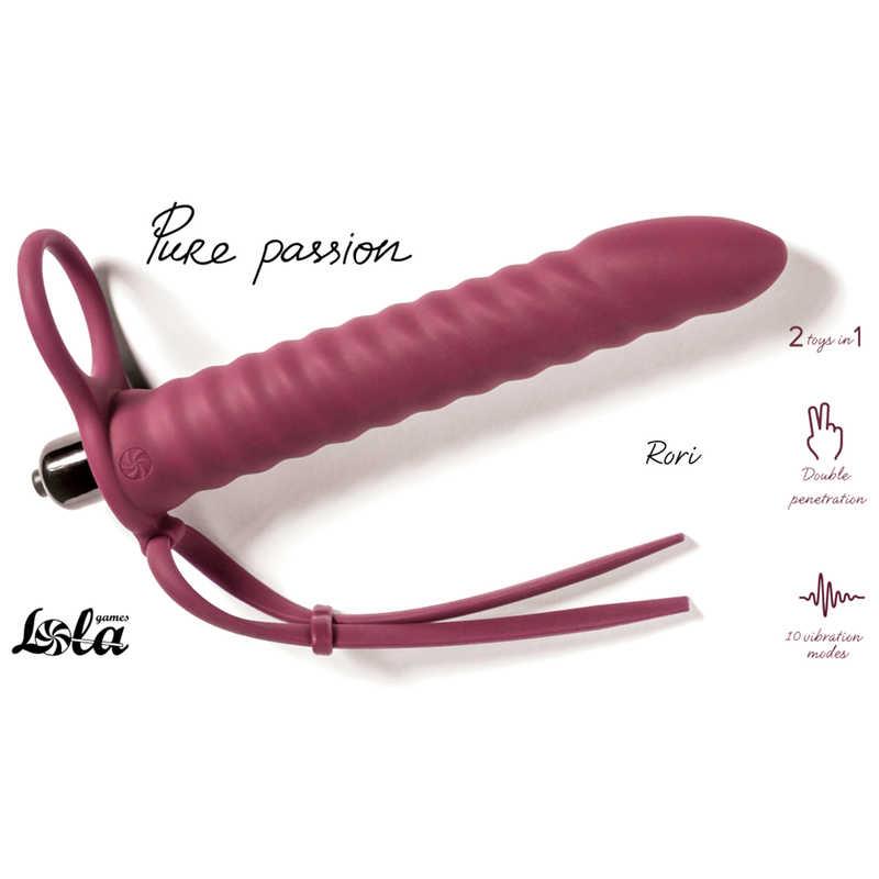 1-Dildo z pierścieniem do podwójnej penetracji 16 cm-1
