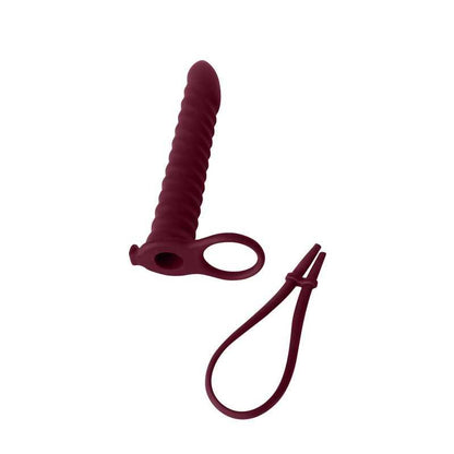 4-Dildo z pierścieniem do podwójnej penetracji 16 cm-4