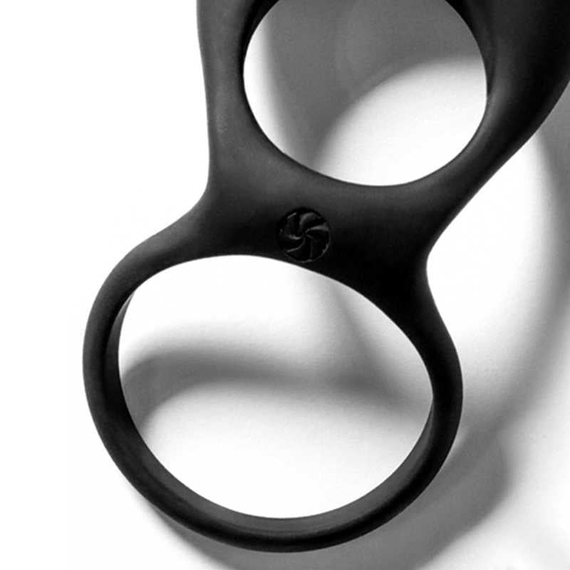 2-Pierścień- Vibrating Double Cockring Daydream Black-2