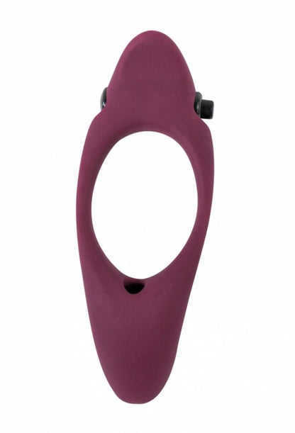 1-Pierścień-Erection Vibroring Pure Passion Stardust Wine Red-1