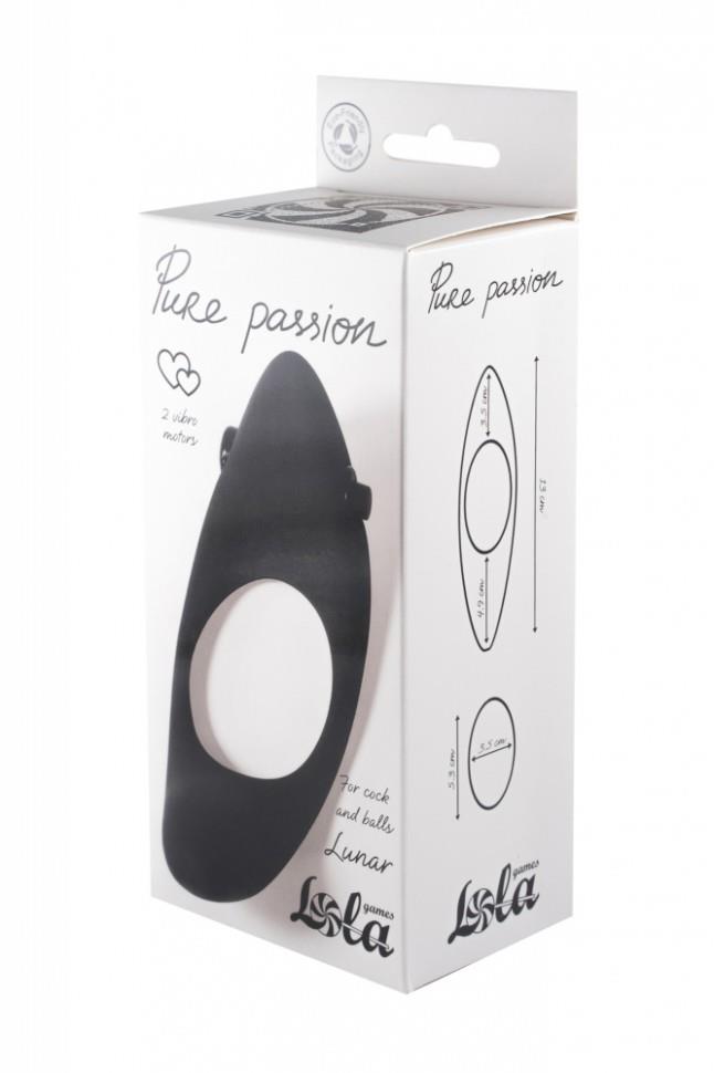 4-Pierścień-Erection Vibroring Pure Passion Lunar Black-4