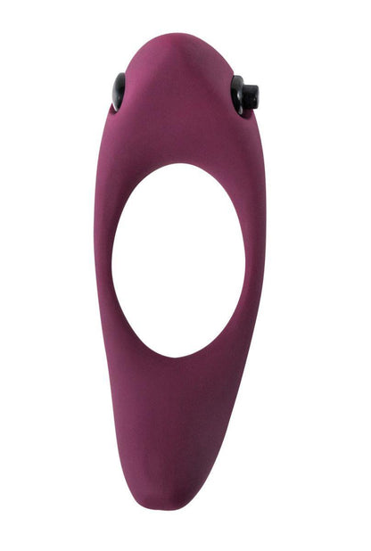 1-Pierścień-Erection Vibroring Pure Passion Lunar Wine Red-1