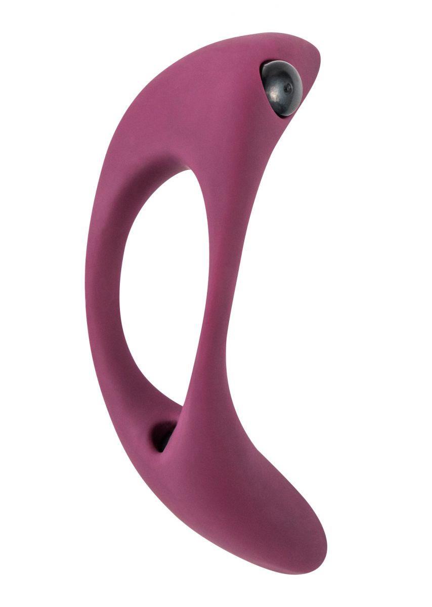 3-Pierścień-Erection Vibroring Pure Passion Lunar Wine Red-3