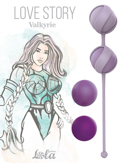 2-Replacement Vaginal Balls Set Love Story Valkyrie Purple-2