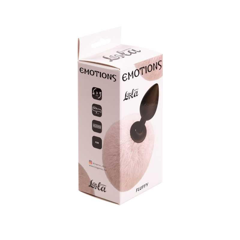 3-Anal Plug Emotions Fluffy White-3