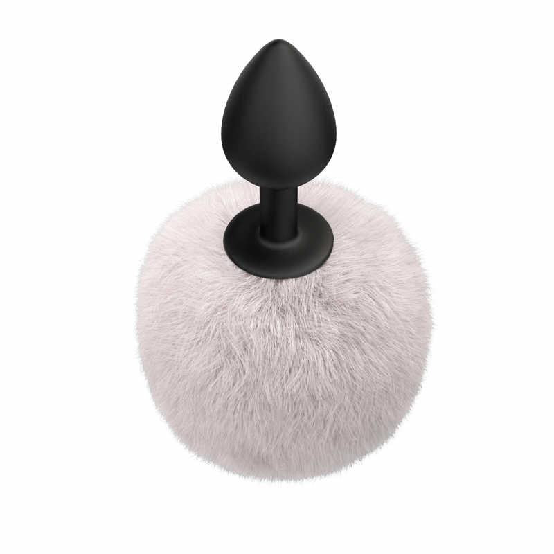 4-Anal Plug Emotions Fluffy White-4