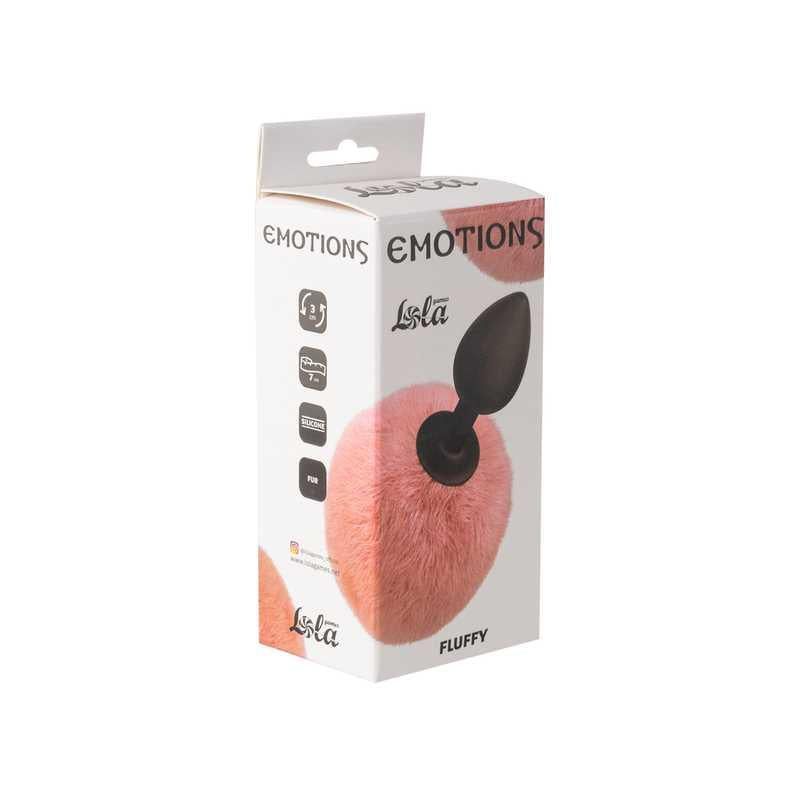 3-Anal Plug Emotions Fluffy Pink-3