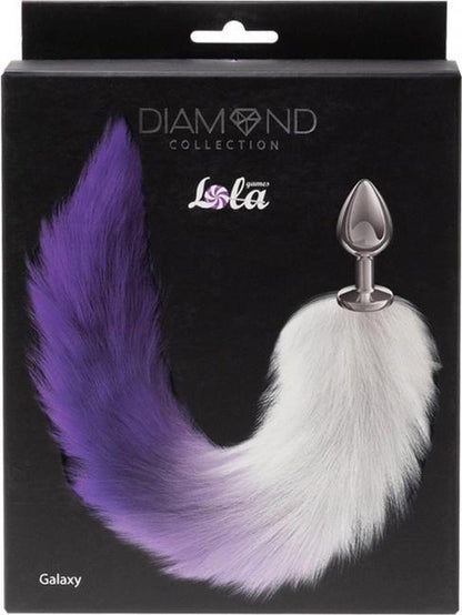 4-Anal Plug Diamond Galaxy Purple-4