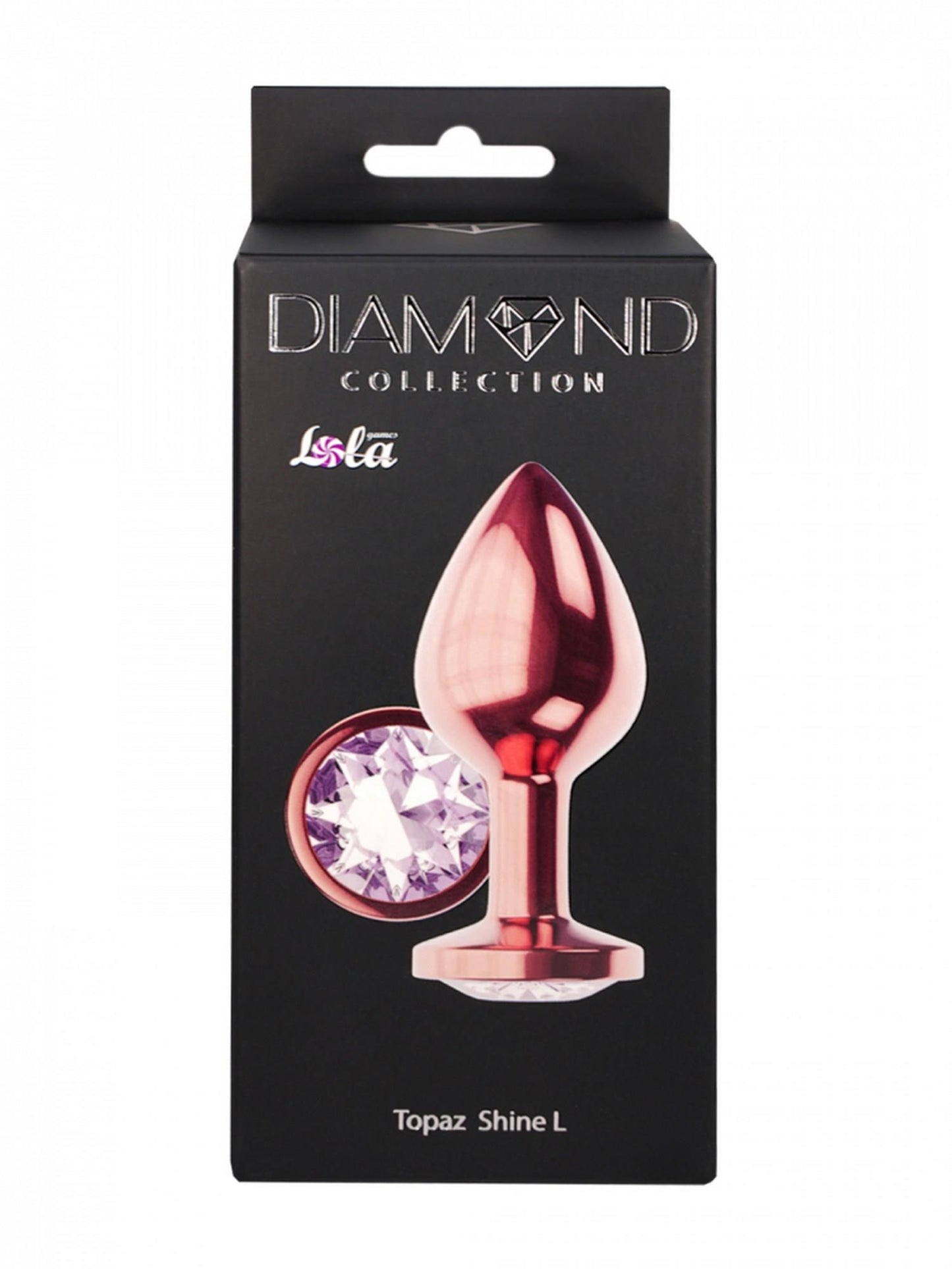5-Plug-Butt Plug Diamond Moonstone Shine L Rose Gold-5
