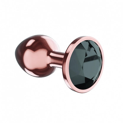 1-Plug-Butt Plug Diamond Jet Shine L Rose Gold-1