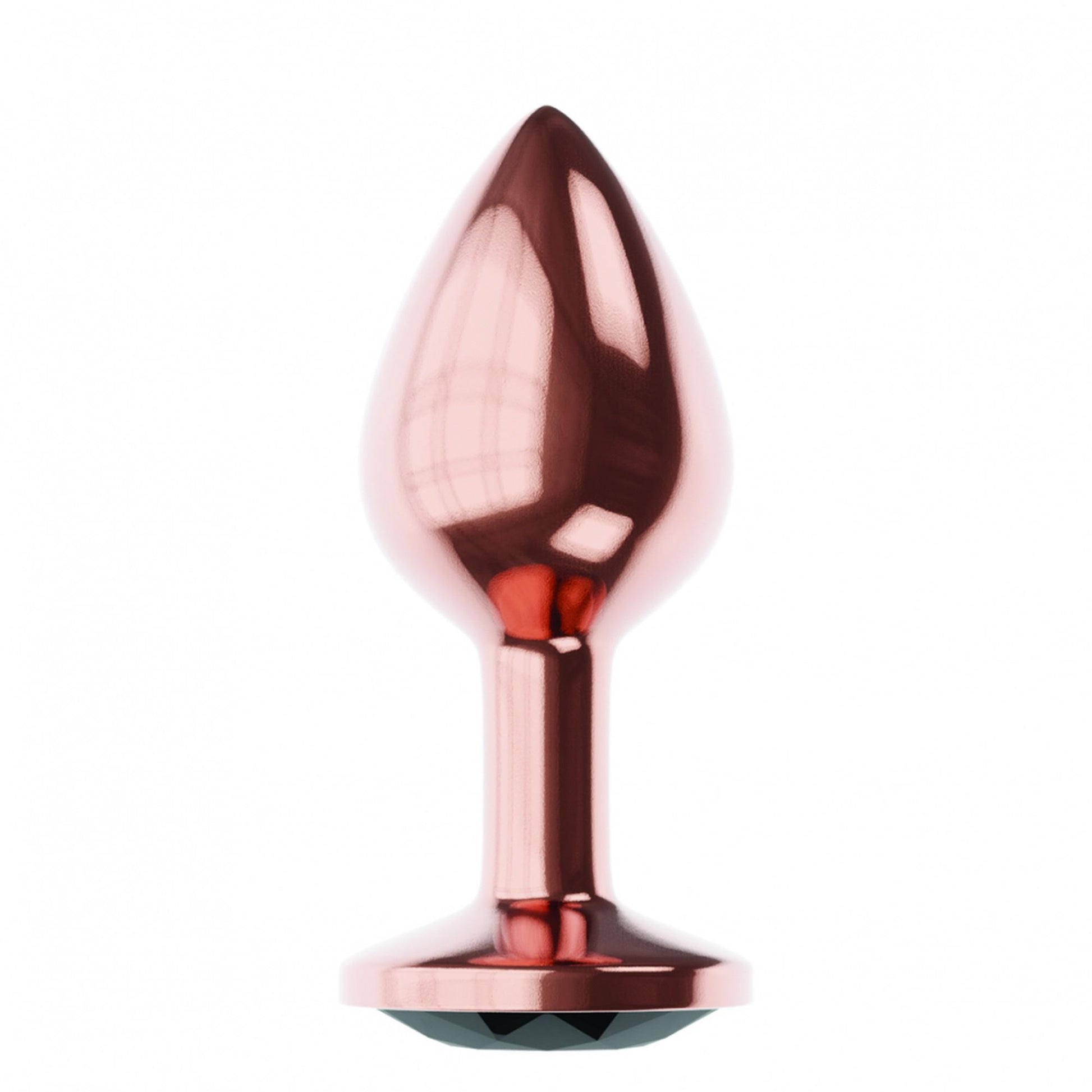 2-Plug-Butt Plug Diamond Jet Shine L Rose Gold-2