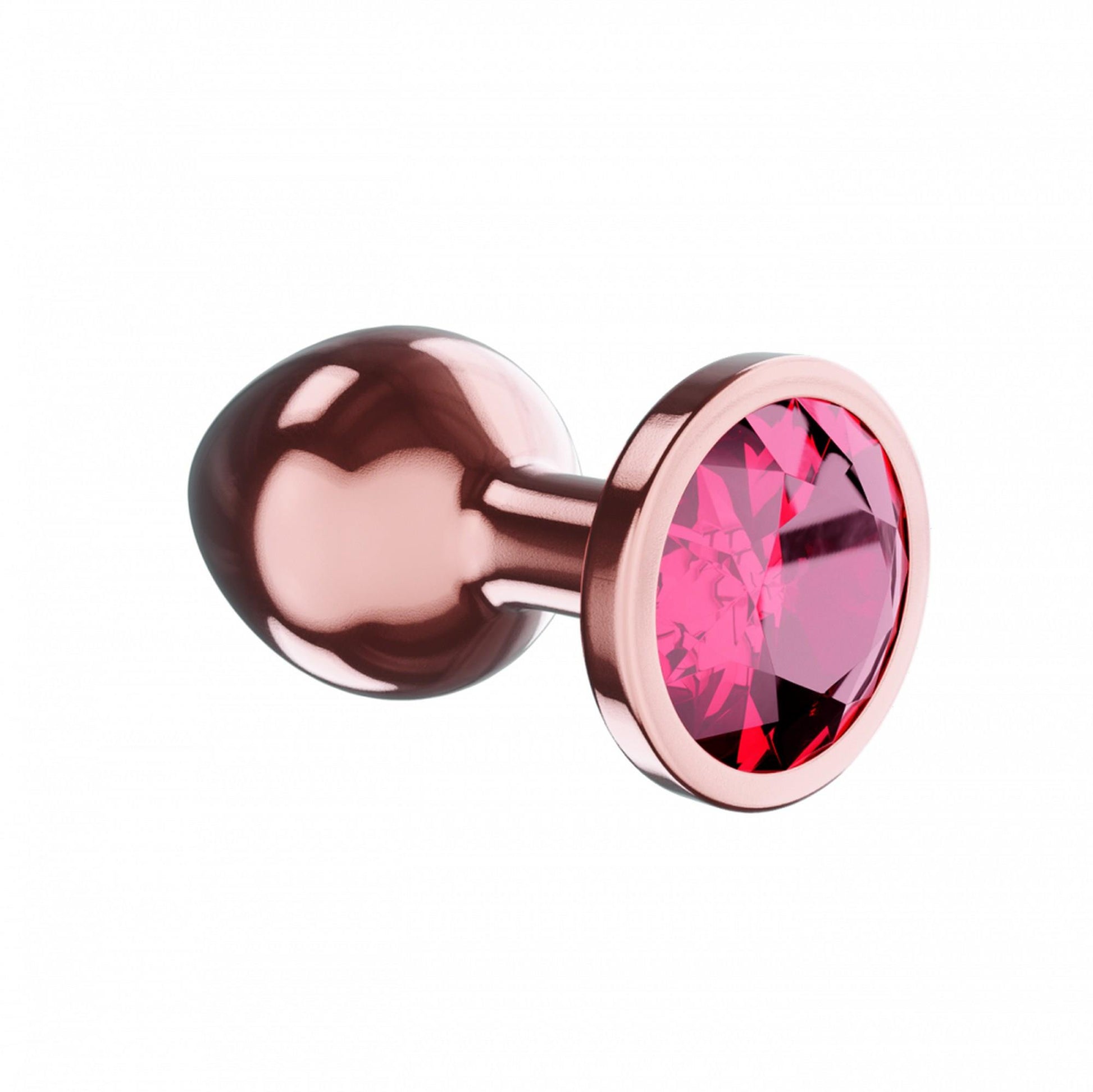 1-Plug-Butt Plug Diamond Ruby Shine S Rose Gold-1