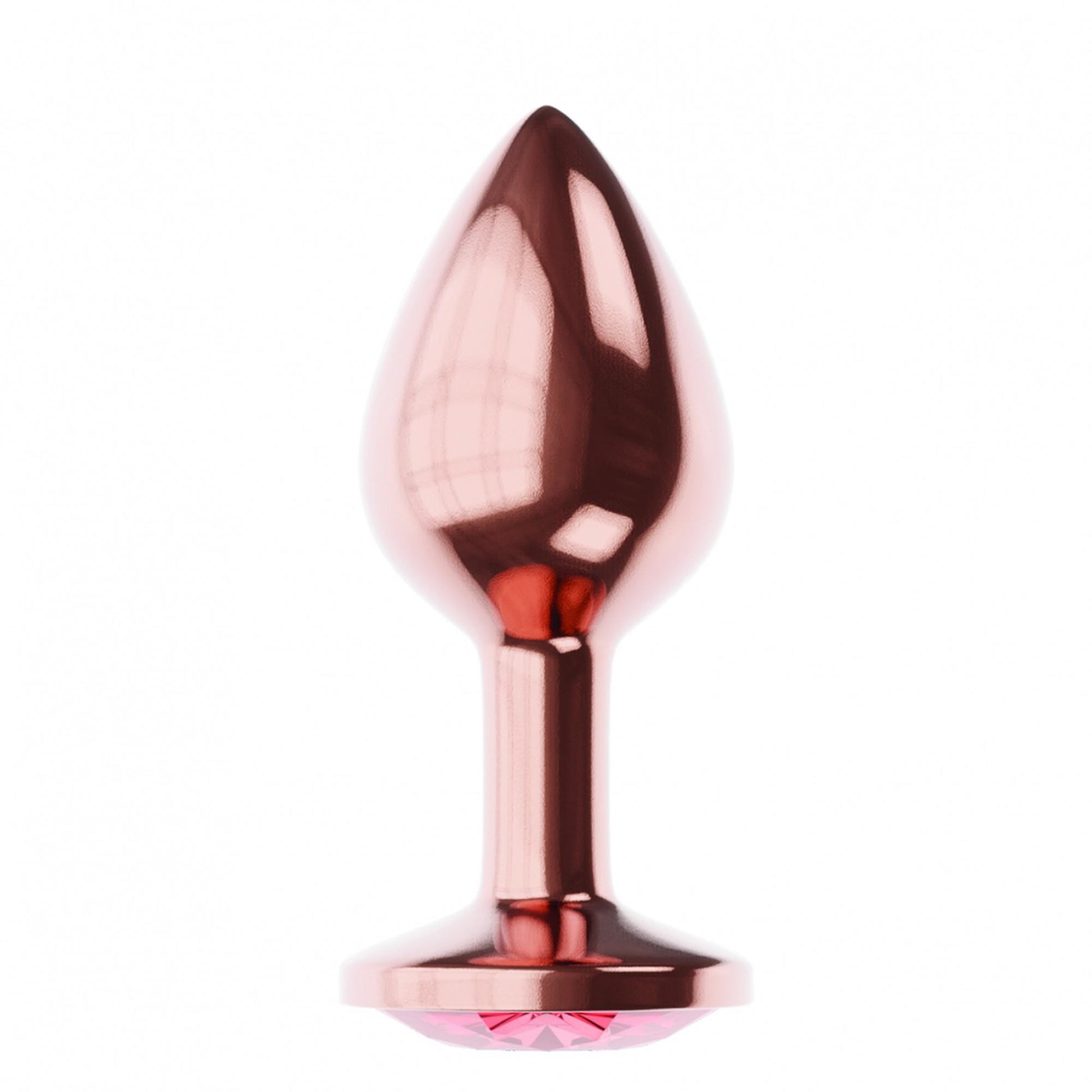 2-Plug-Butt Plug Diamond Ruby Shine L Rose Gold-2