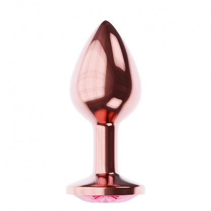 2-Plug-Butt Plug Diamond Ruby Shine L Rose Gold-2