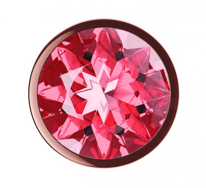 3-Plug-Butt Plug Diamond Ruby Shine L Rose Gold-3