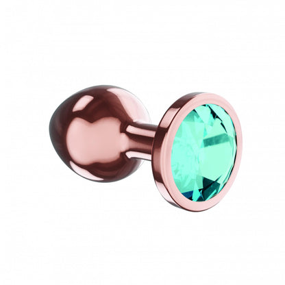 1-Plug-Butt Plug Diamond Topaz Shine L Rose Gold-1