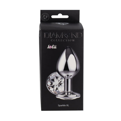 2-Enlarged Anal Plug Diamond Clear Sparkle XL-2