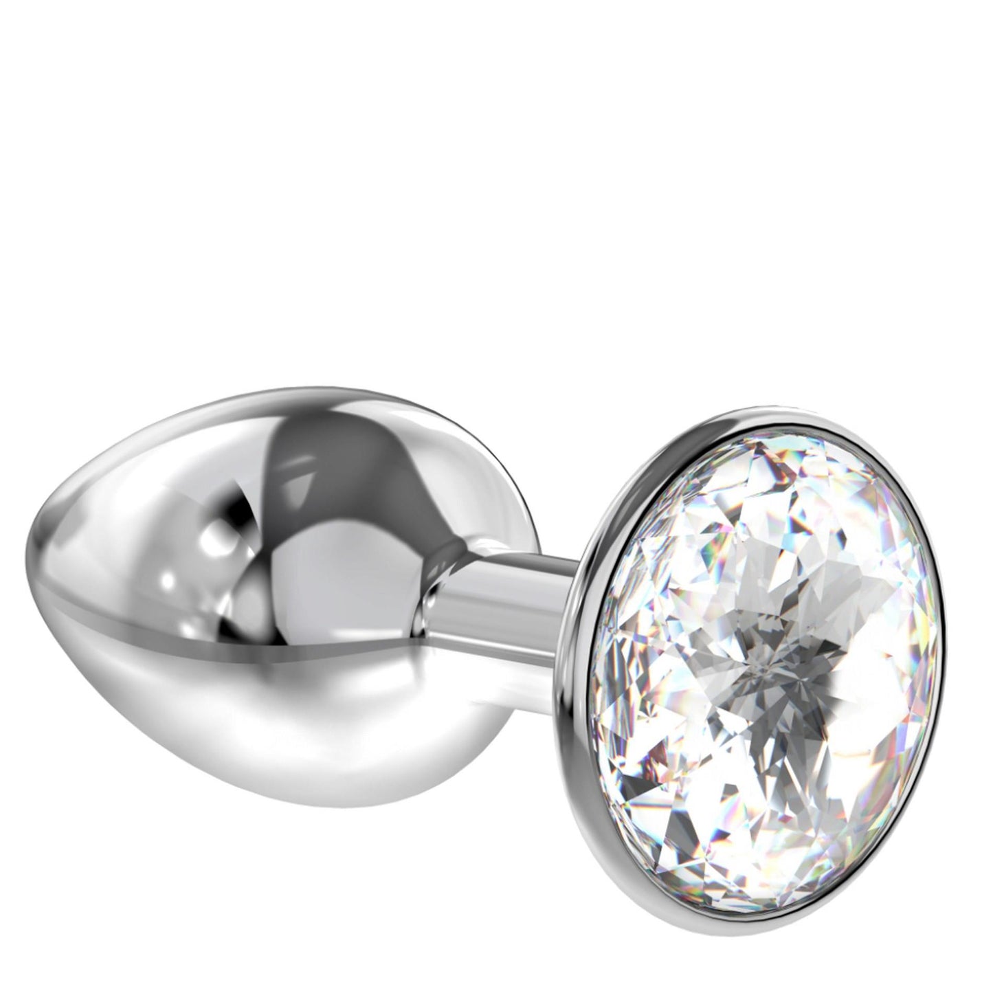 3-Enlarged Anal Plug Diamond Clear Sparkle XL-3