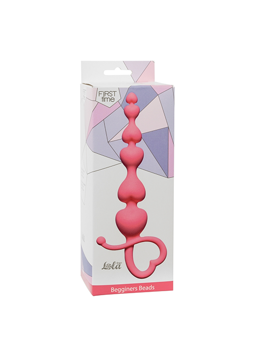 1-Plug/kulki-Anal Beads Begginers Beads Pink-1