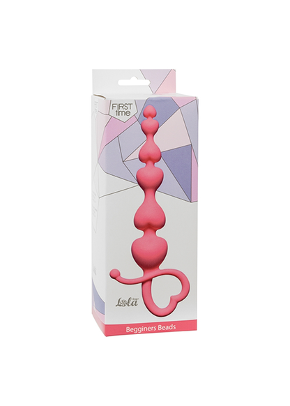 1-Plug/kulki-Anal Beads Begginers Beads Pink-1