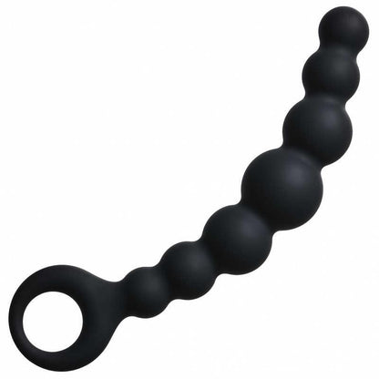 2-Plug-Anal Beads Flexible Wand Black-2