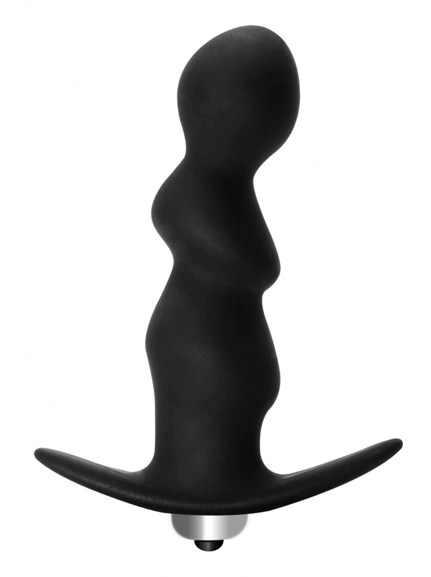 3-Korek analny jak spirala wibrujący 9cm 7 trybów-3