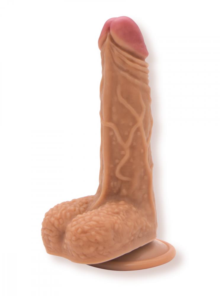 2-Dildo penis realistyczny członek przyssawka 17cm-2
