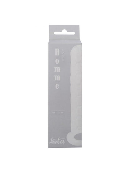 1-Penis sleeve Homme Long White for 11-15cm-1