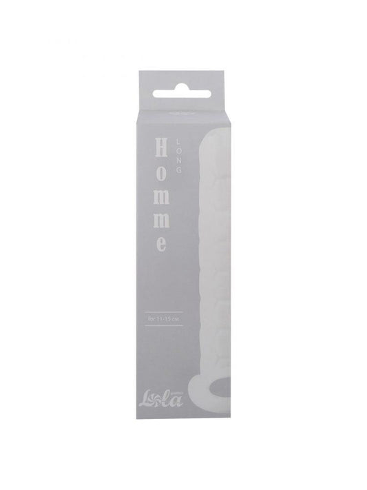 1-Penis sleeve Homme Long White for 11-15cm-1