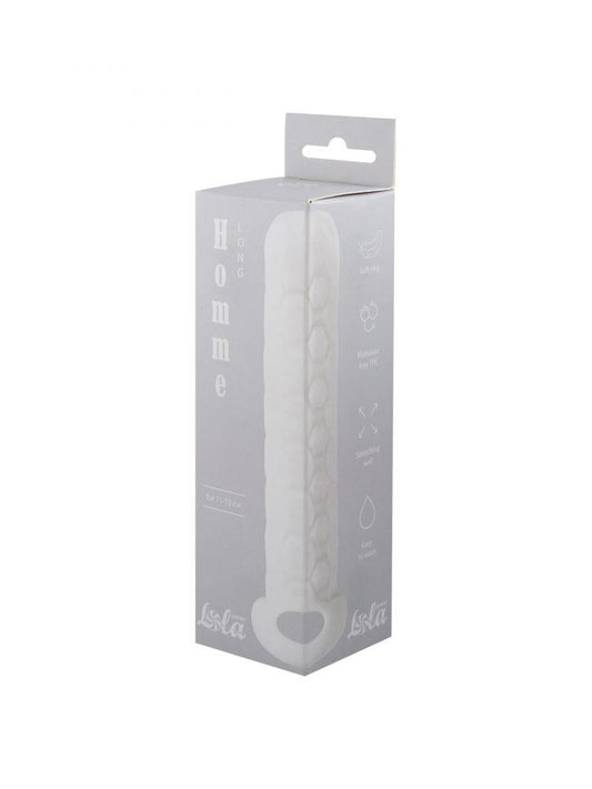 2-Penis sleeve Homme Long White for 11-15cm-2