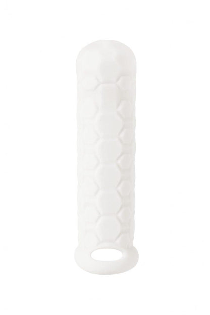 3-Penis sleeve Homme Long White for 11-15cm-3