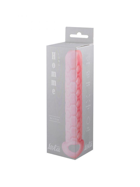 2-Nakładka przedłużka na penisa Homme Pink for 11-15cm-2