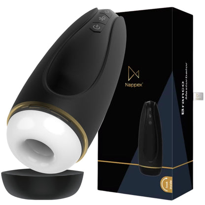 1-Masturbator - Nappex™ Branco Black - Premium Mastubators (10 Languages-1