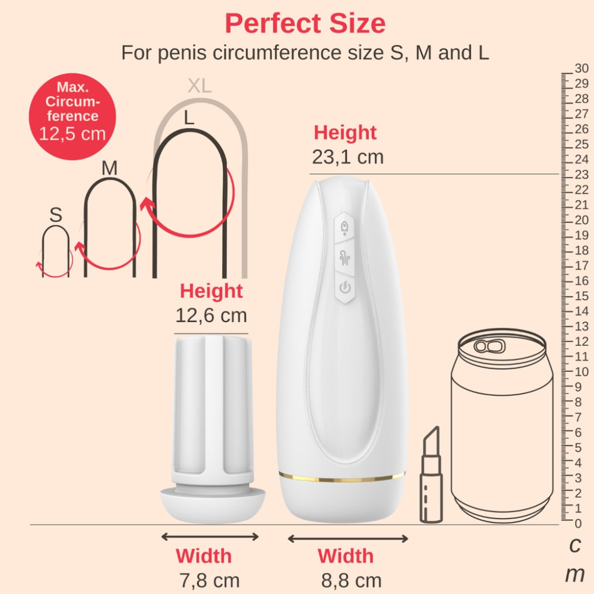 8-Masturbator - Nappex™ Branco White - Premium Mastubators (10 Languages)-8