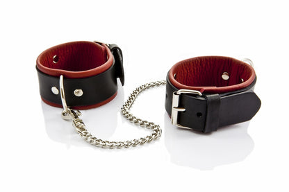 2-Damskie ozdobne kajdanki skórzane na nogi sex bdsm-2