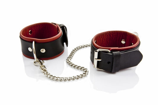 2-Damskie ozdobne kajdanki skórzane na nogi sex bdsm-2