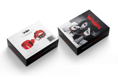 3-Kajdanki damskie czerwone bondage dominacja BDSM-3