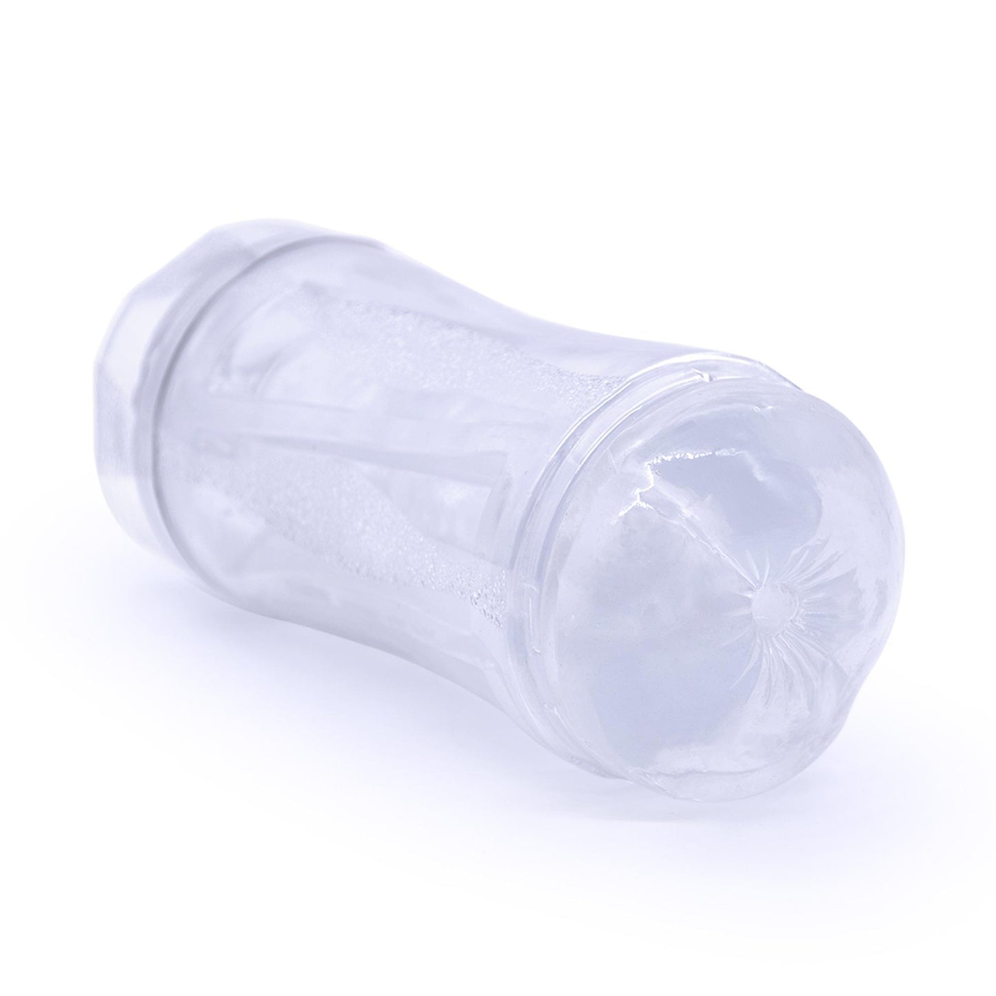 5-Masturbator przezroczysty podwójny sztuczna pochwa-5