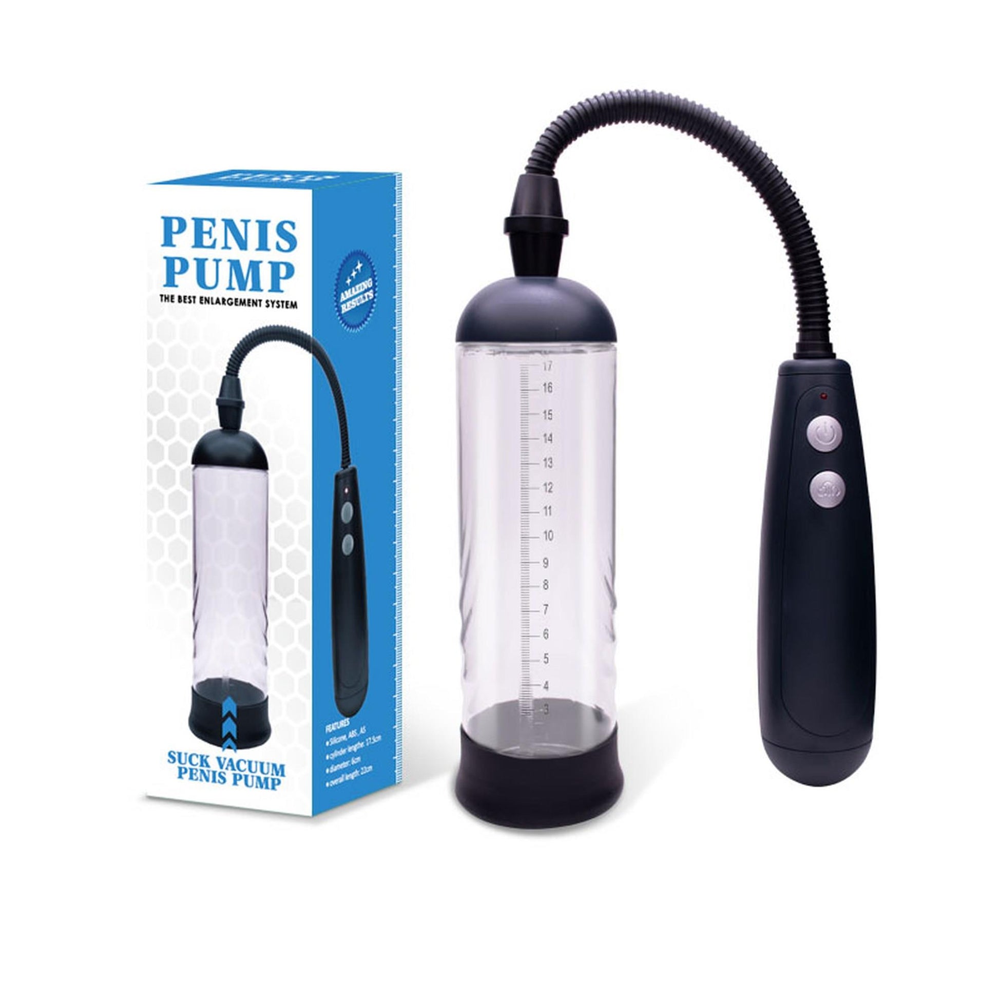 3-SUCK VACUUM PENIS PUMP, THE BEST ENLARGEMENT SYSTEM-3