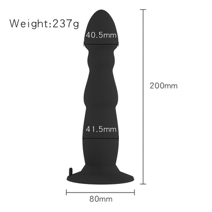 3-Stymulator Prostaty Wibrator Korek Analny z Pilotem USB 10 Funkcji-3