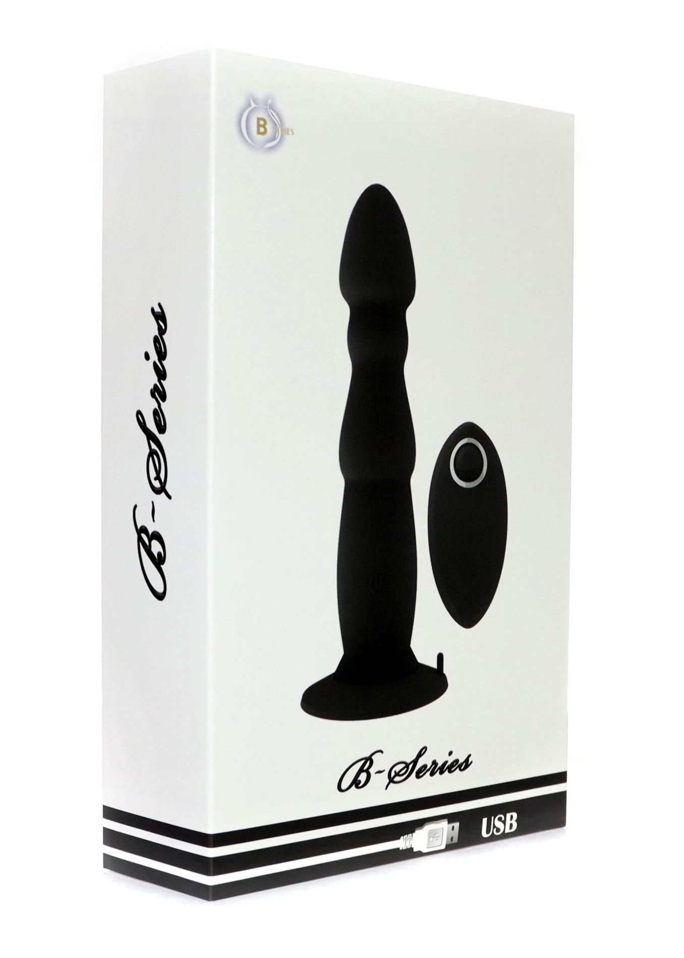 5-Stymulator Prostaty Wibrator Korek Analny z Pilotem USB 10 Funkcji-5
