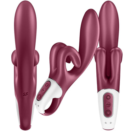 4-Wibrator króliczek Satisfyer Touch Me bordowy-4