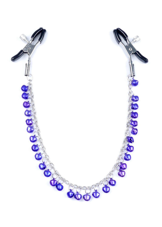 1-Łańcuszek z dzwoneczkami i zaciskami na sutki bdsm-1