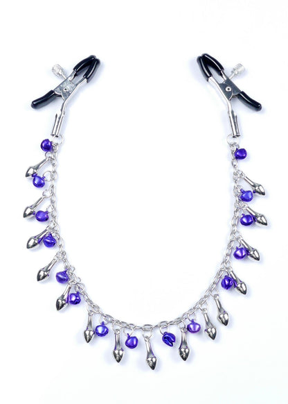 1-Klamry na sutki z dzwoneczkami łańcuszkiem bdsm-1