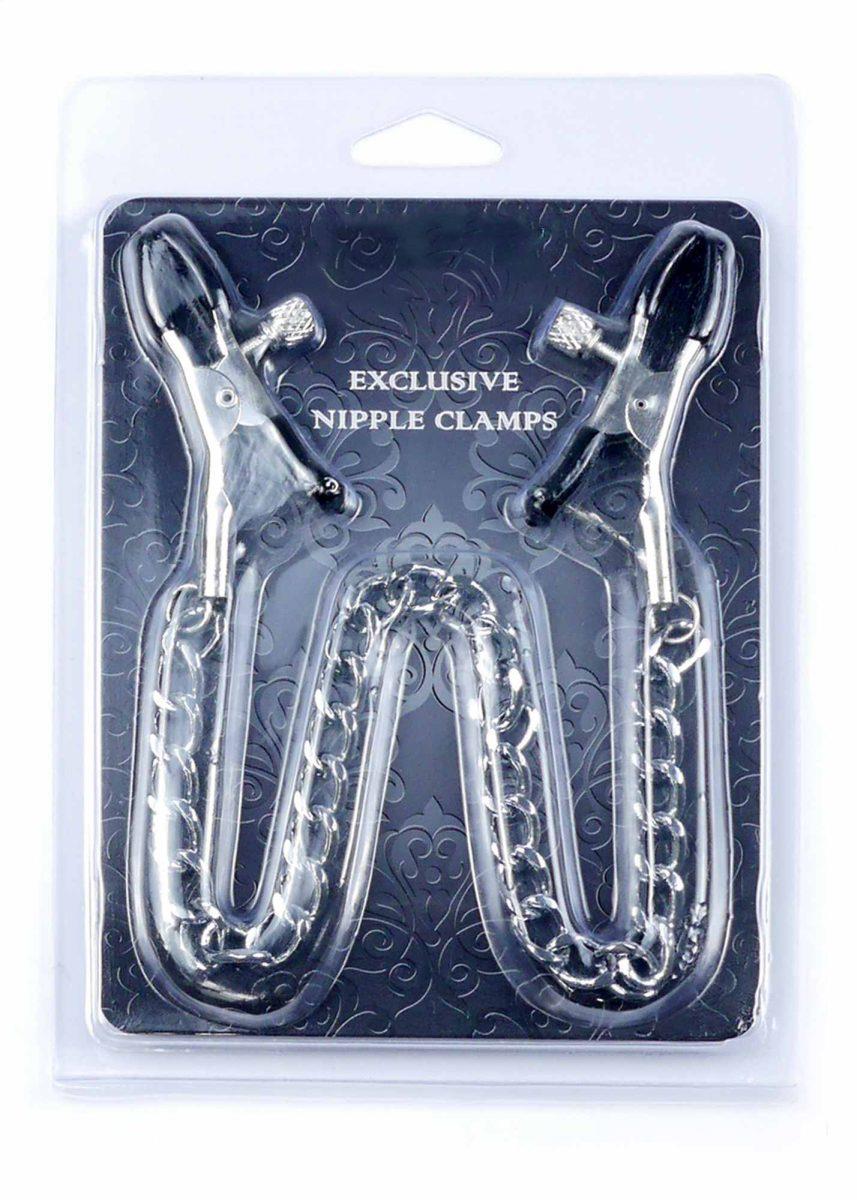 2-Zaciski na sutki klamerki łańcuszek bondage bdsm-2