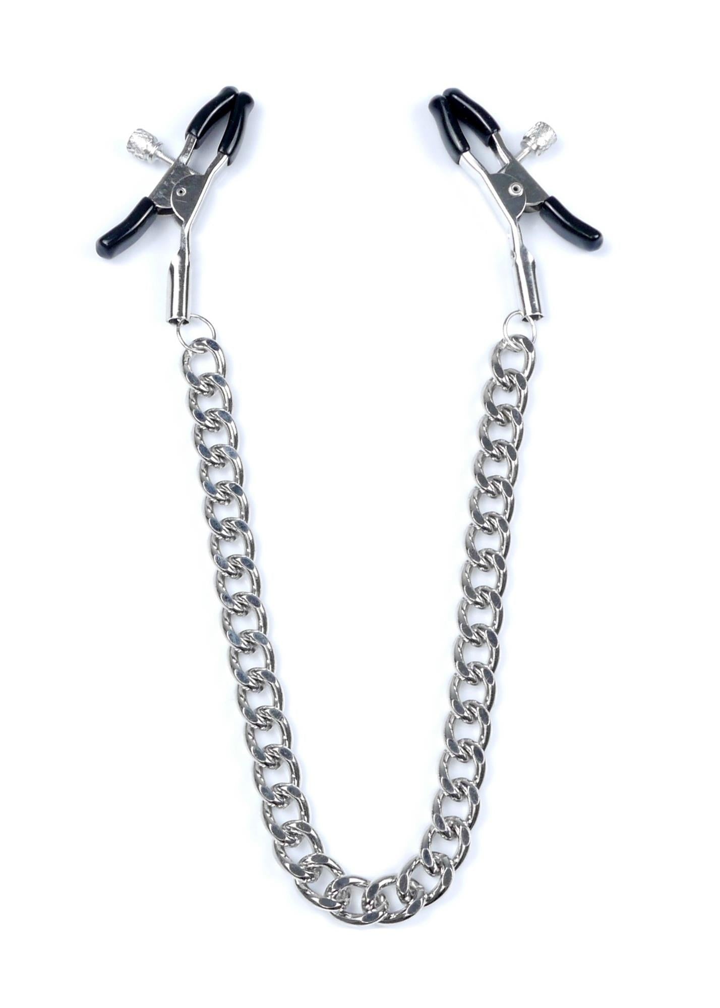 1-Zaciski na sutki kleszcze łańcuszek bdsm bondage-1