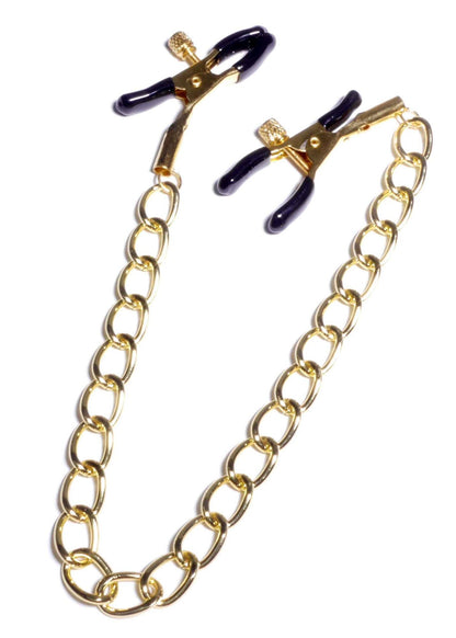 4-Zaciski na sutki z łańcuszkiem regulowane bdsm sex-4