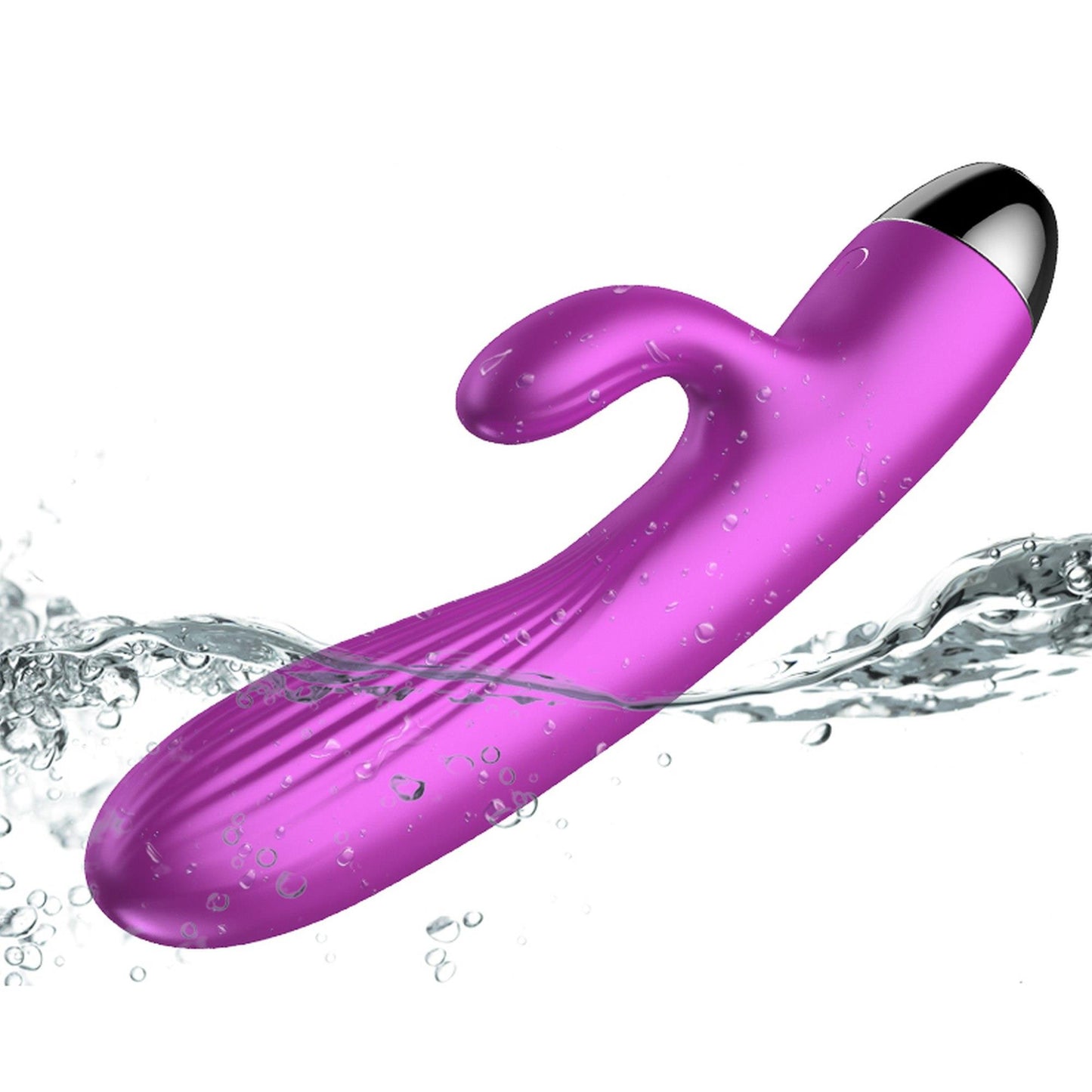 13-Pulsujący wibrujący wibrator z masażerem 20cm 7try-13
