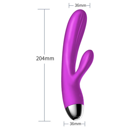 15-Pulsujący wibrujący wibrator z masażerem 20cm 7try-15