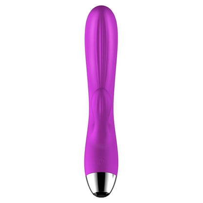 16-Pulsujący wibrujący wibrator z masażerem 20cm 7try-16